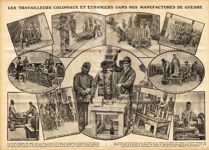 La main d œuvre étrangère et coloniale en France pendant la Grande